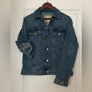 Michael Kors Denim Jacket with Gold Hardware